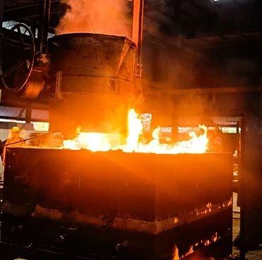 GWASF team of engineers and metallurgists collaborating and working in our foundry facility